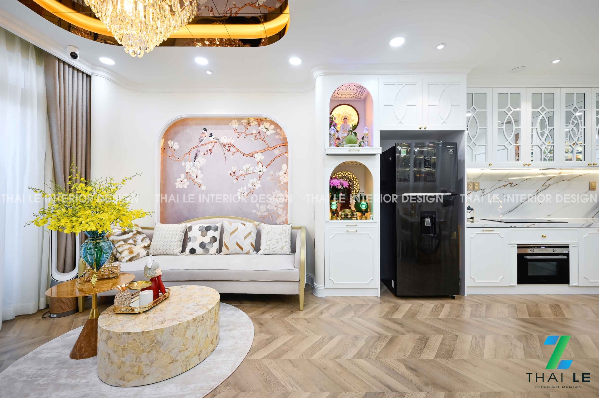 Thi công nội thất căn hộ The Western Capital Q.6 - B1.26.05 - 88m2